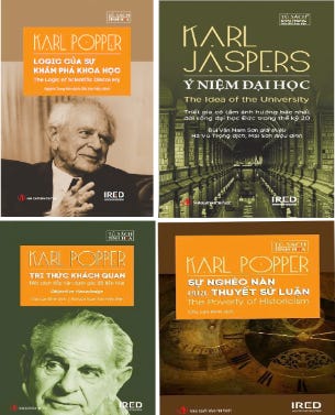 Combo (4 cuốn sách) Ý Niệm Đại Học - Sự Nghèo Nàn Của Thuyết Sử Luận - Tri  Thức Khách Quan - Logic Của Sự Khám Phá Khoa Học | Sách Khai Phóng