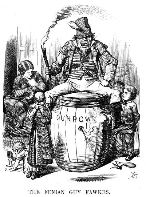 Punch Anti-Irish propaganda (1867) Guy Fawkes - PICRYL - Public Domain  Media Search Engine Public Domain Search