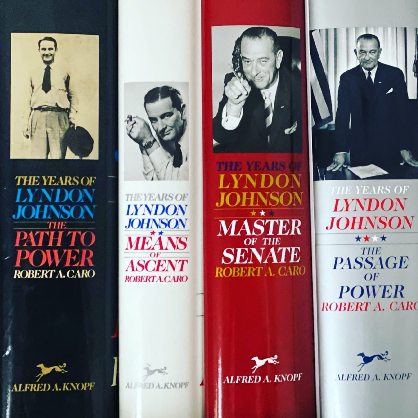 The Years of Lyndon Johnson Series by Robert A. Caro - Books of Titans