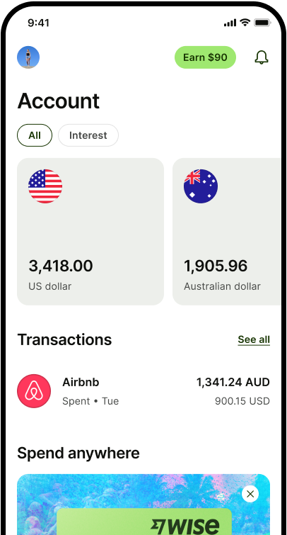 App de transferencias de dinero internacional | App para enviar dinero  online - Wise