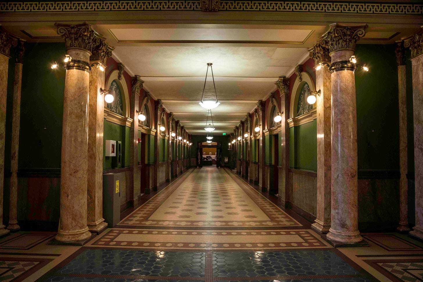 hallway in state capitol