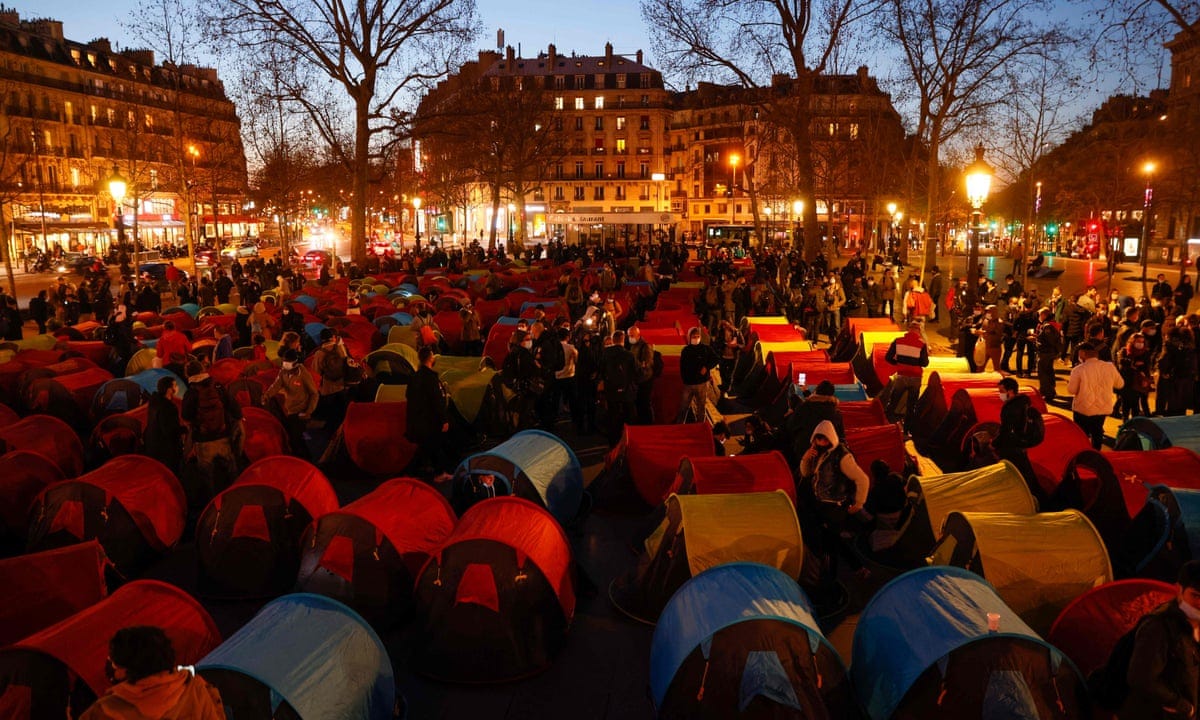 Anger over plan to persuade homeless people to leave Paris before Olympics  | Paris | The Guardian