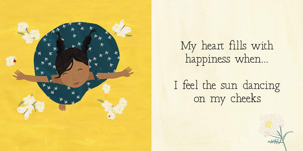 Baby book review: My Heart Fills With Happiness by Monique Gray Smith,  Illustrated by Julie Flett