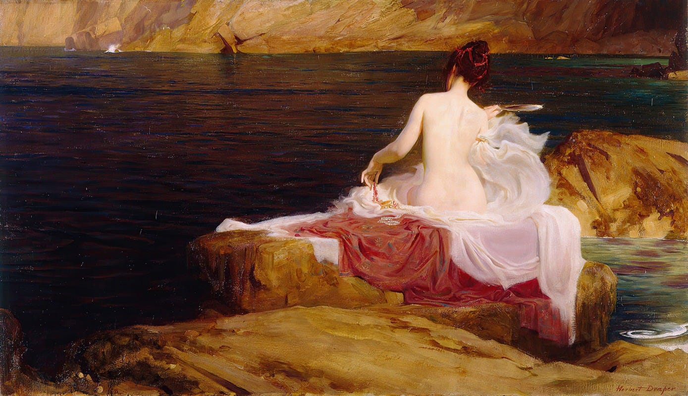 Herbert James Draper - Calypso Island