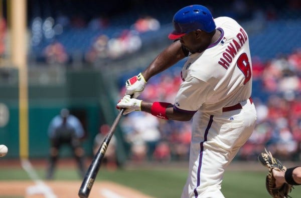 ryan howard phillies week 7 national league winners 2015 mlb