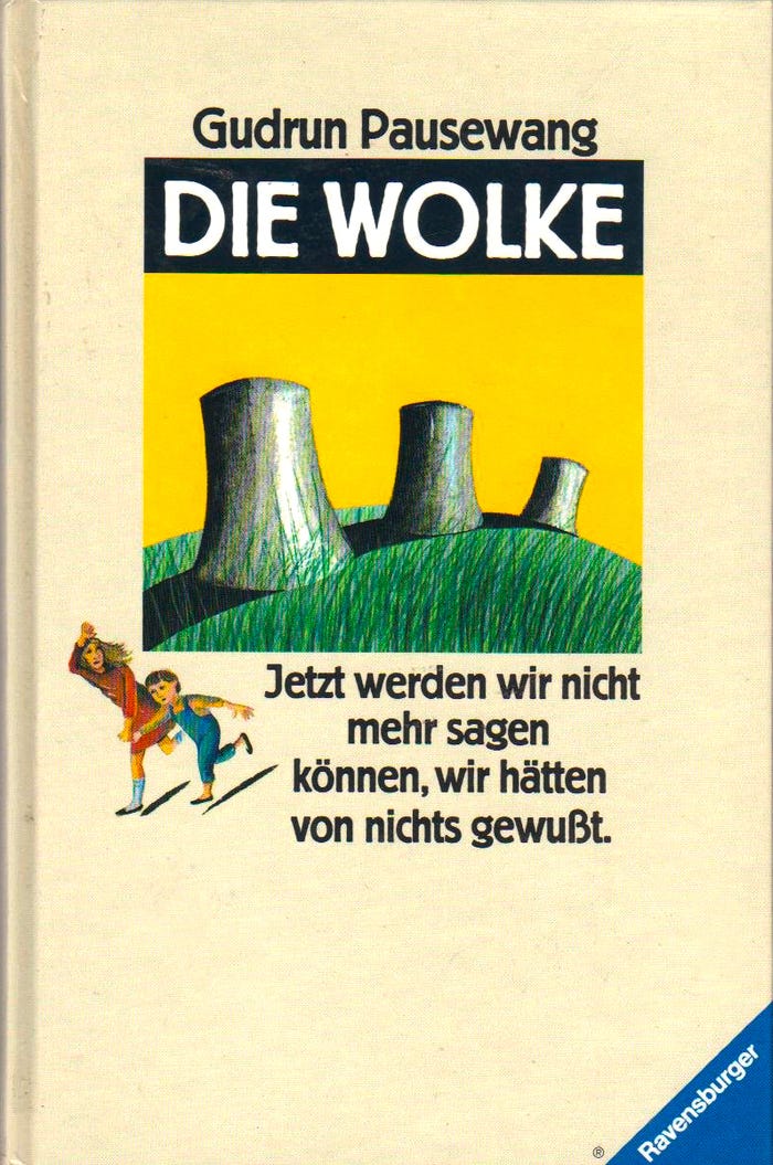 Die Wolke by Gudrun Pausewang - Fonts In Use