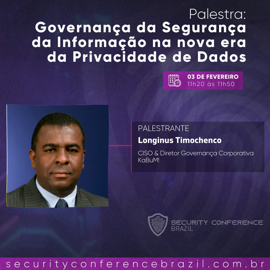 Governança da Segurança da Informação na nova era da Privacidade de Dados