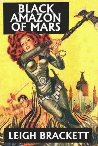 Black Amazon of Mars by Leigh Brackett science fiction and fantasy book and audiobook reviews