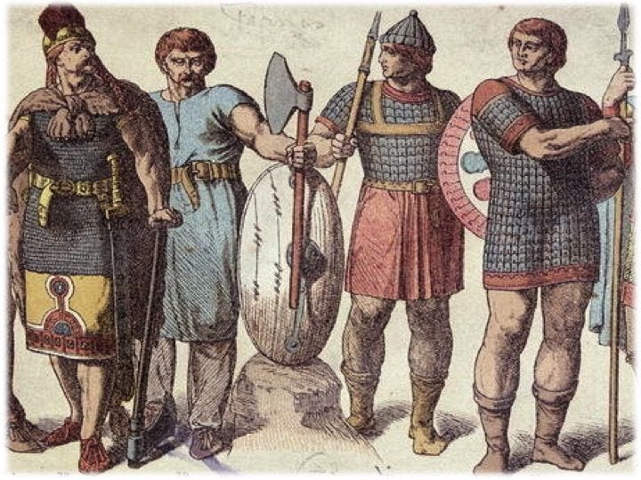 Franks-a Germanic tribe that conquered present-day France and ...