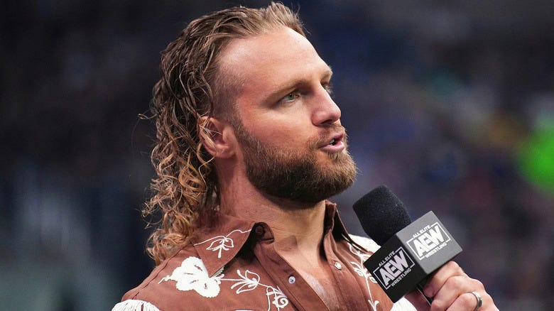 Adam Page talking into microphone