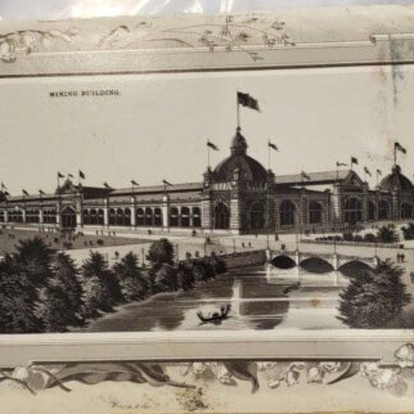 Rare 1893 Worlds Fair Columbian Exposition Picture Book in Excellent Condition