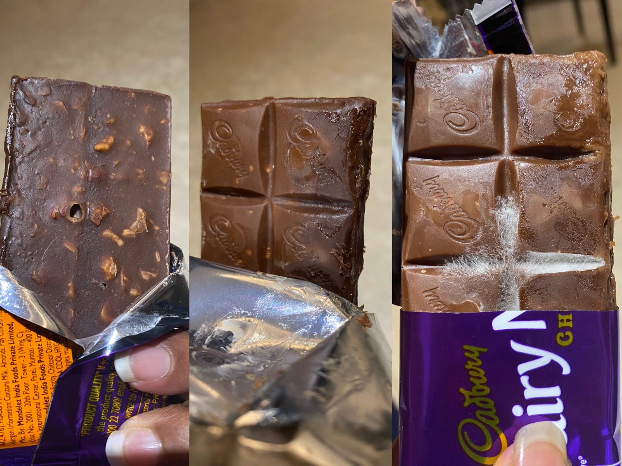 Hyderabad Man Discovers Fungus on Cadbury Dairy Milk: Netizens React with a Viral Twist 'Kuch Fungus Ho Jaye'