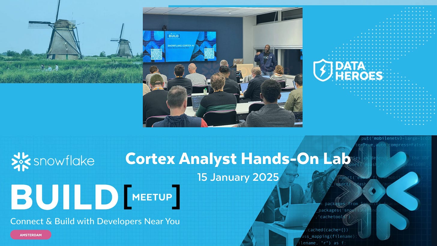 Snowflake BUILD Amsterdam - Cortex Analyst Hands-On Lab