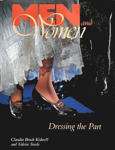 Book cover showing men's and women's lower legs in dressy clothes