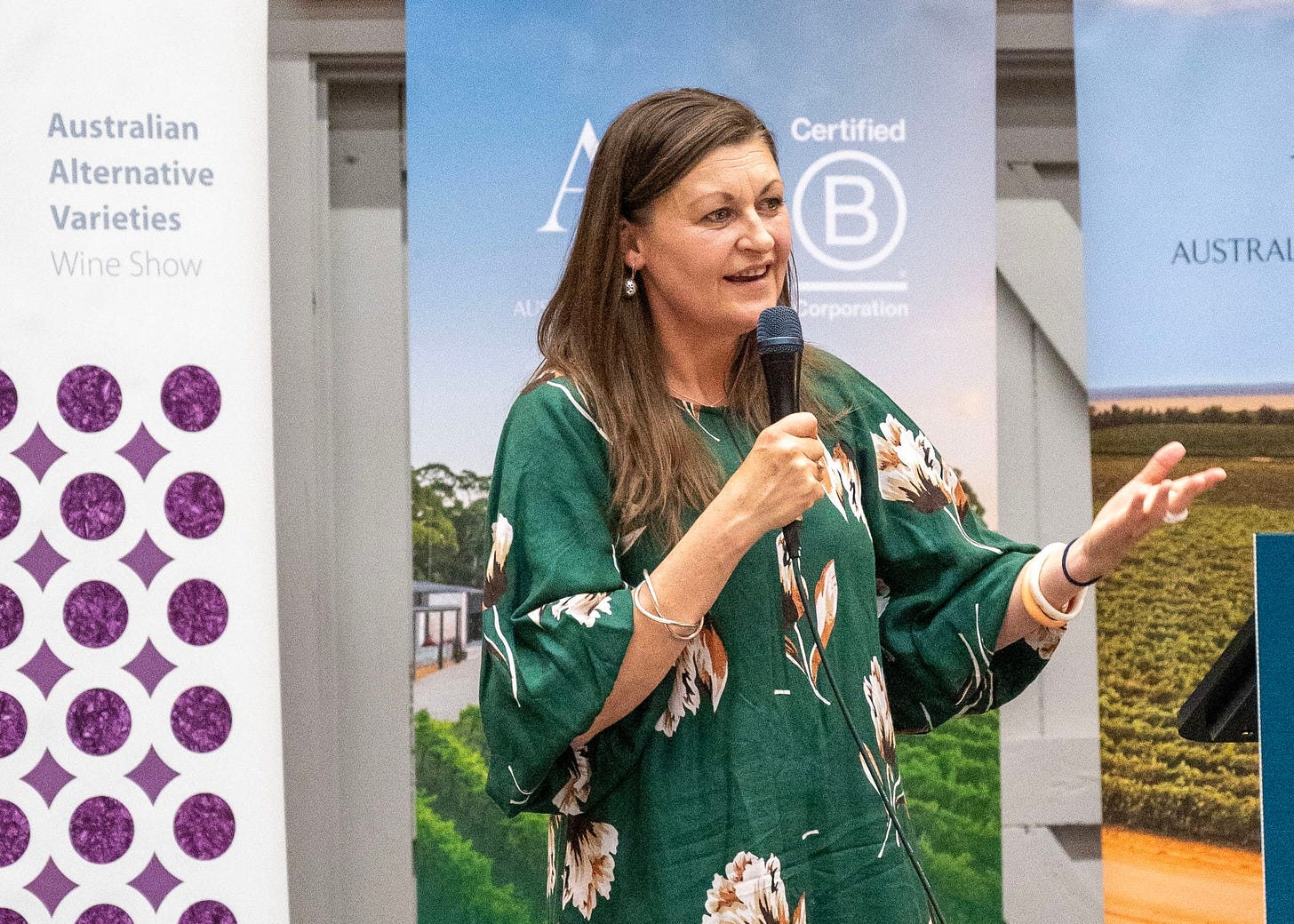 Kerri Thompson at the Australian Alternative Varieties Wine Show