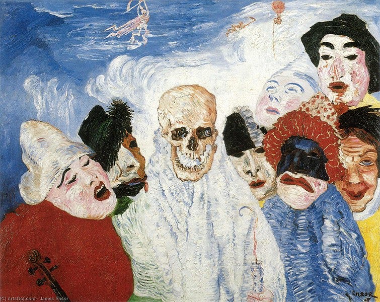 File:James Ensor - Death and the masks.jpg