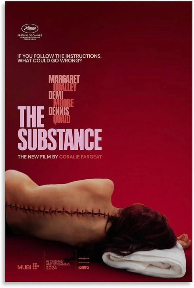 Amazon.com: The Substance Movie Poster2 Canvas Painting Posters And Prints  Wall Art Pictures for Living Room Bedroom Decor 16x24inch(40x60cm)  Unframe-style: Posters & Prints