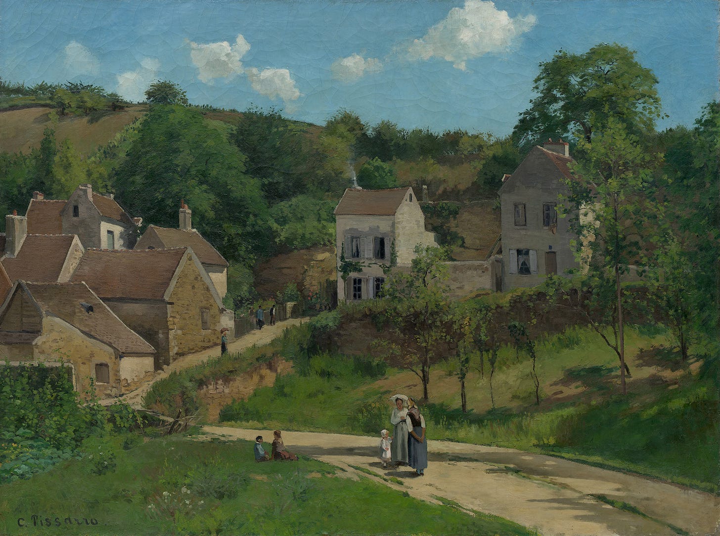 Camille Pissarro (1830–1903): The Hermitage at Pontoise | The Guggenheim  Museums and Foundation