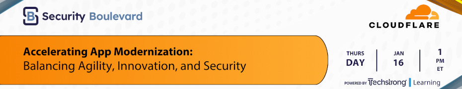 Accelerating App Modernization: Balancing Agility, Innovation, and Security (Jan. 16th)