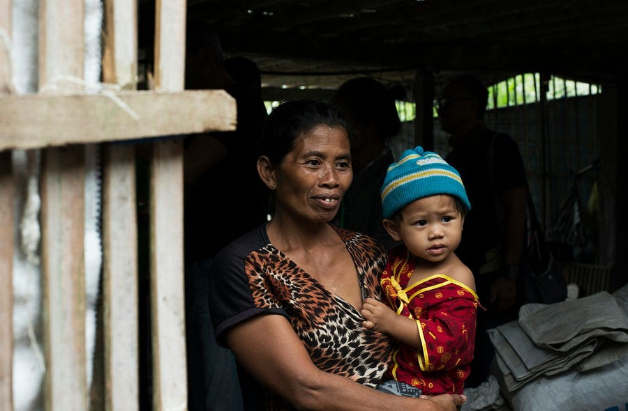 Mother and child living in poverty. Mother and child living in poverty.