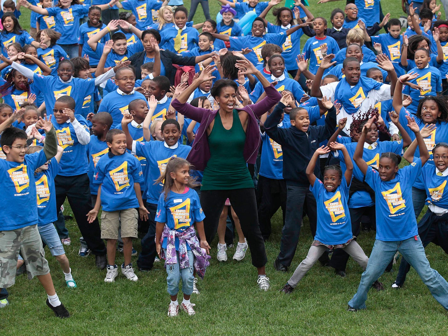 Let's Move (faster) on childhood obesity