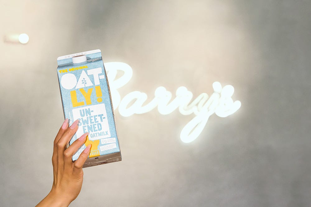 Oatly's Collaboration with Barry's