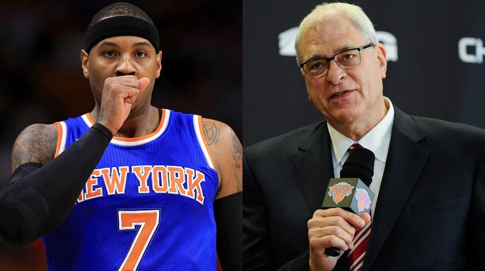 Carmelo Anthony and Phil Jackson coming to terms with meeting 2016 images