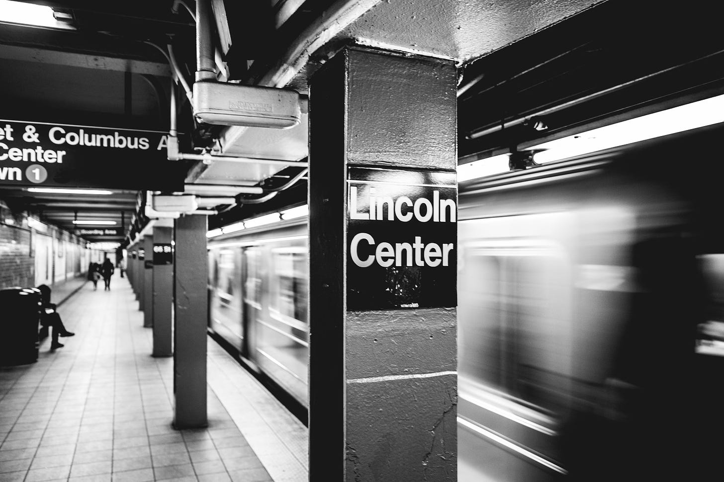 Subway signs for Lincoln Center