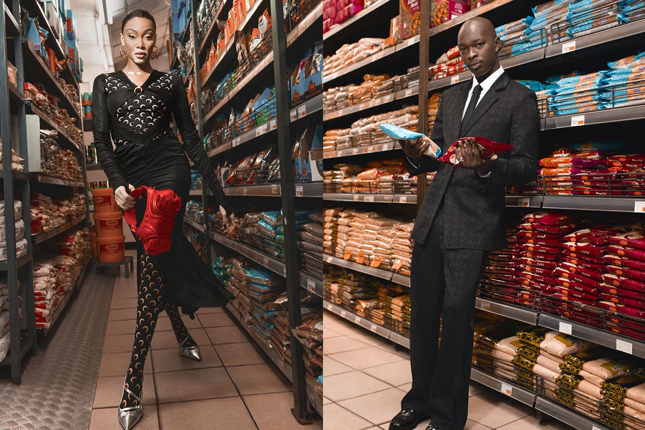 Marine Serre’s SS24 Campaign Starring Winnie Harlow And Alassane Diong