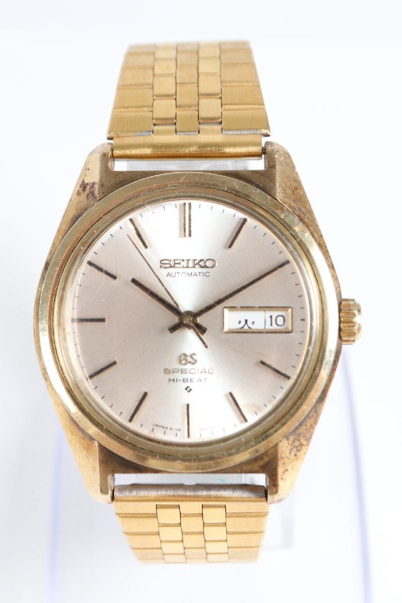 SEIKO セイコー Grand Seiko グランドセイコー SPECIAL スペシャル HI-BEAT 6156-8020 自動巻き デイデイト メンズ 腕時計 1309-TE