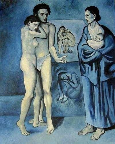 La vie (The Life) by Picasso - Blue Period