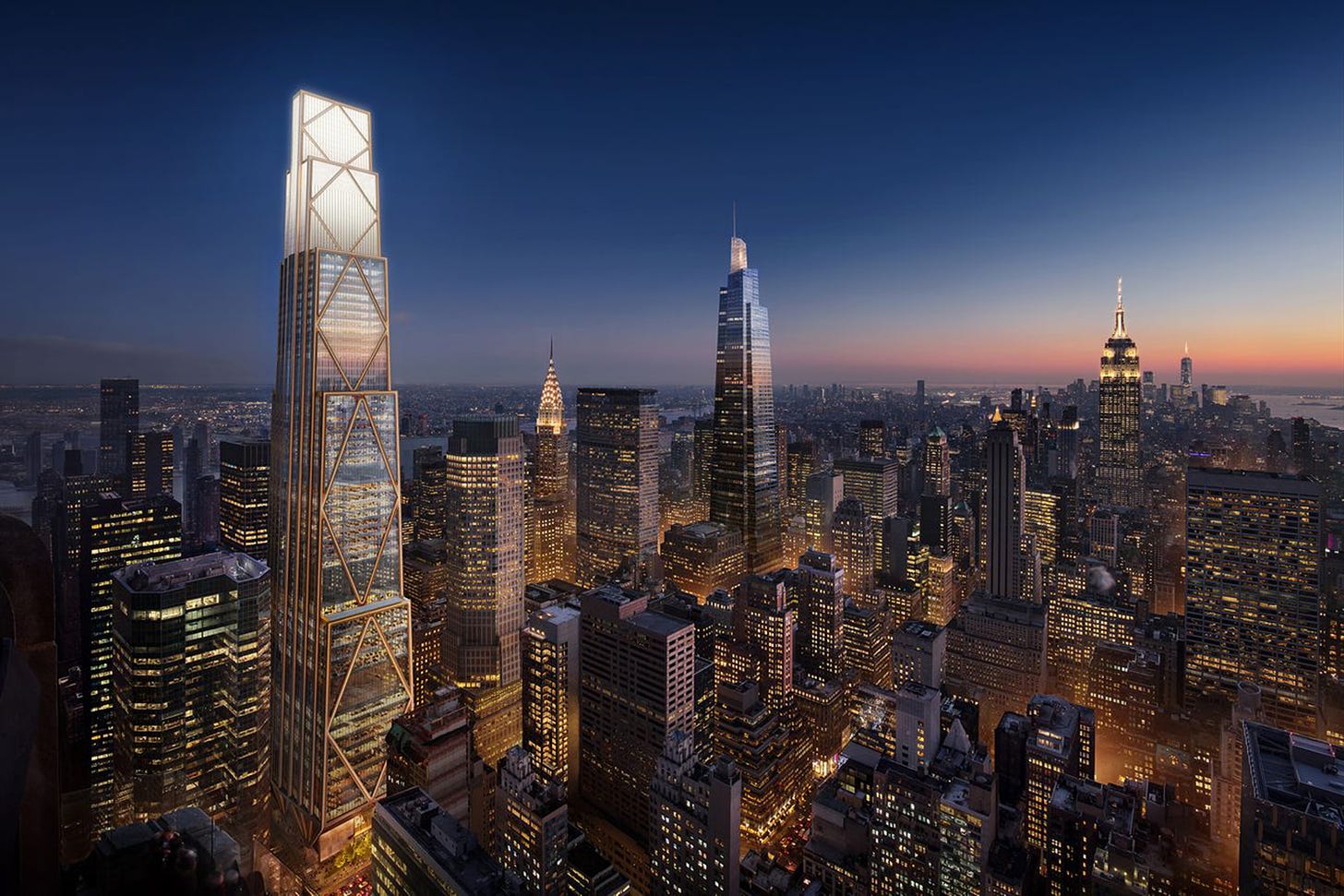 JPMorgan Chase's Headquarters Approaches Supertall Status at 270 Park Avenue  in Midtown East, Manhattan - New York YIMBY