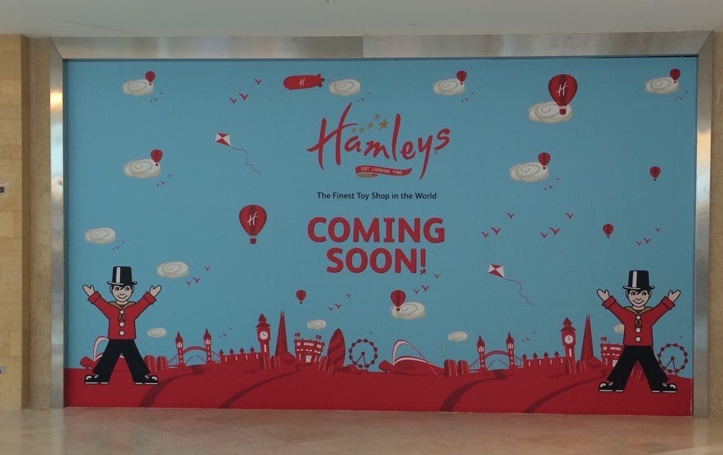 Hamley's is coming soon and will be the first in Abu Dhabi.