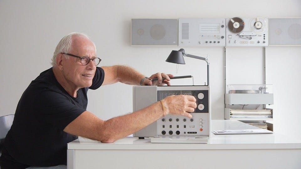 Braun designer Dieter Rams