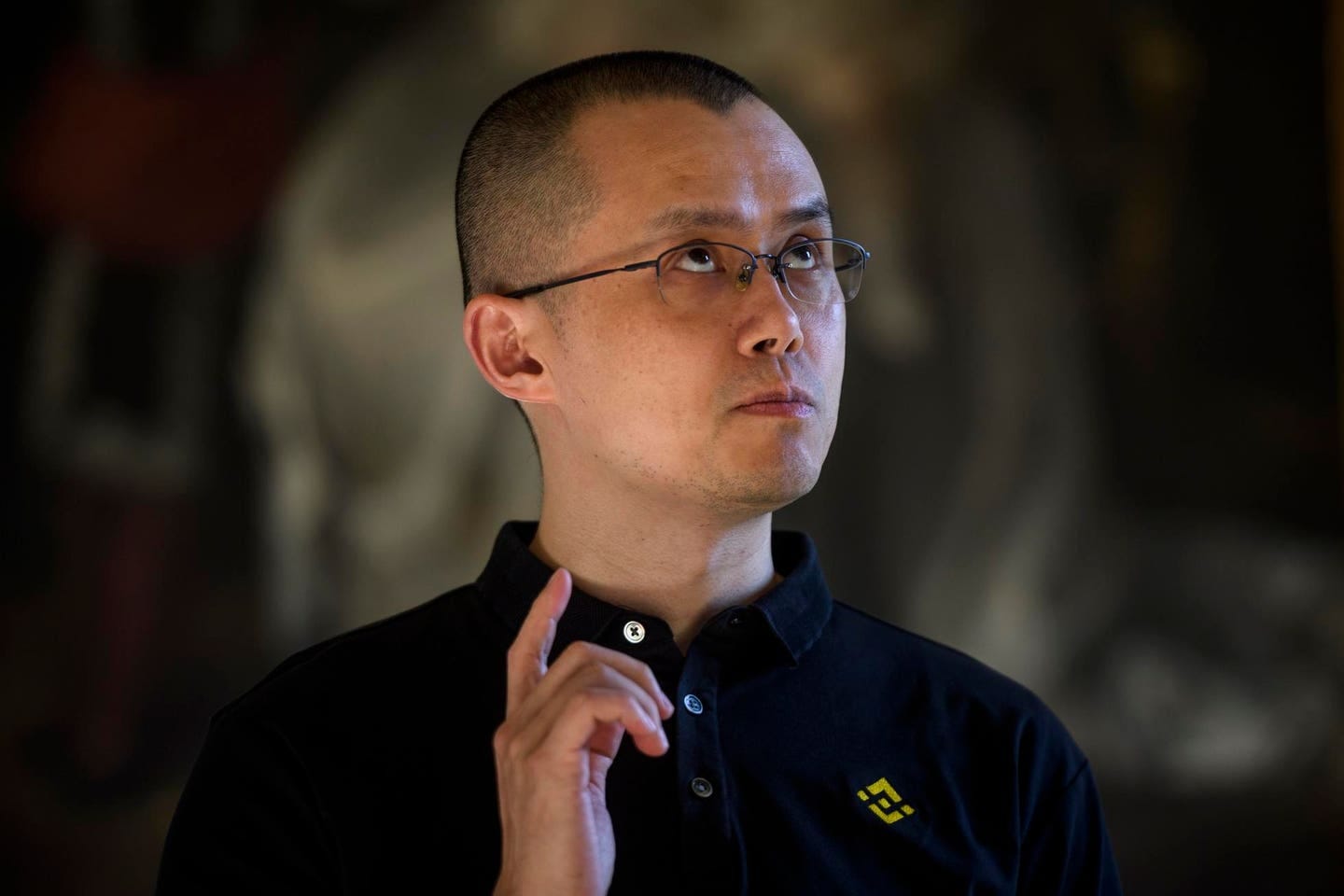 Founder and CEO of Binance Changpeng Zhao, commonly known as "CZ", attends the "CZ 