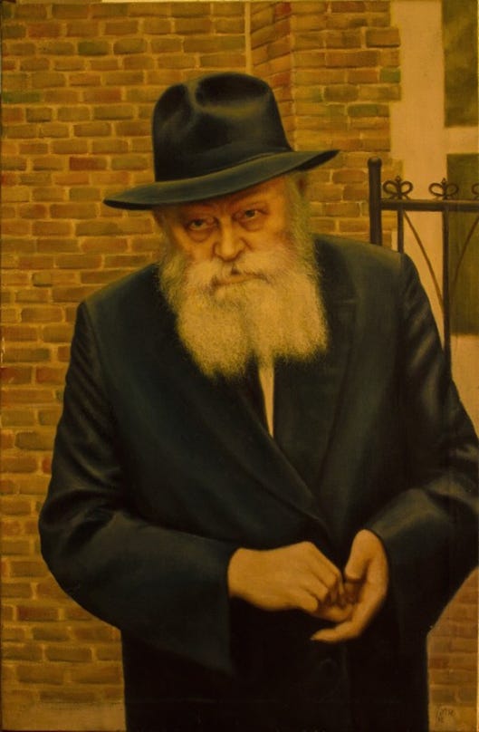 Chabad Leader Menachem Mendel Schneerson ---------- Глава Хабада Менахем-Мендл Шнеерсон