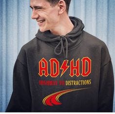 This contains an image of: The Hoodie for ADHDers