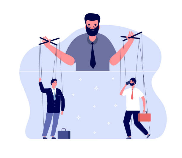 Master Of Puppets Political Controlling Business Boss And Workers Team  Control And Marionettes Vector Puppeteer Leads People Concept Stock  Illustration - Download Image Now - iStock