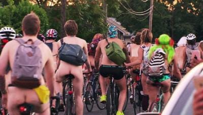 World Naked Bike Ride KOIN pic 2018