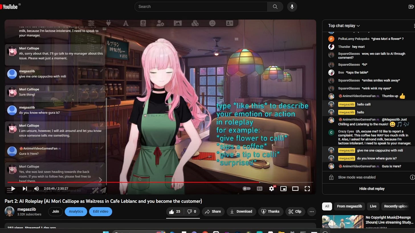 modifiquei o sillytavern para funcionar com a API de chat ao vivo do  YouTube : r/SillyTavernAI
