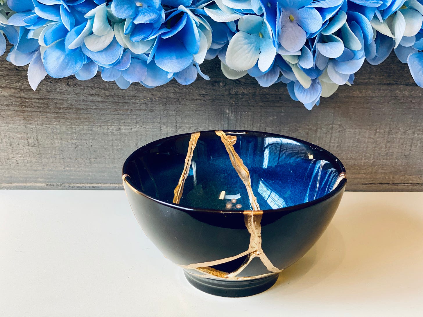 Kintsugi, Kintsugi Blue Bowl, Kintsugi Pottery, Minimalist, Home Decor,  Kintsugi Kit, Home Decor, Blue Stoneware Bowl Gold Inlaid - Etsy