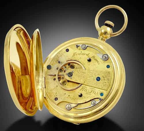 Howard, Davis & Dennison pocket watch movement