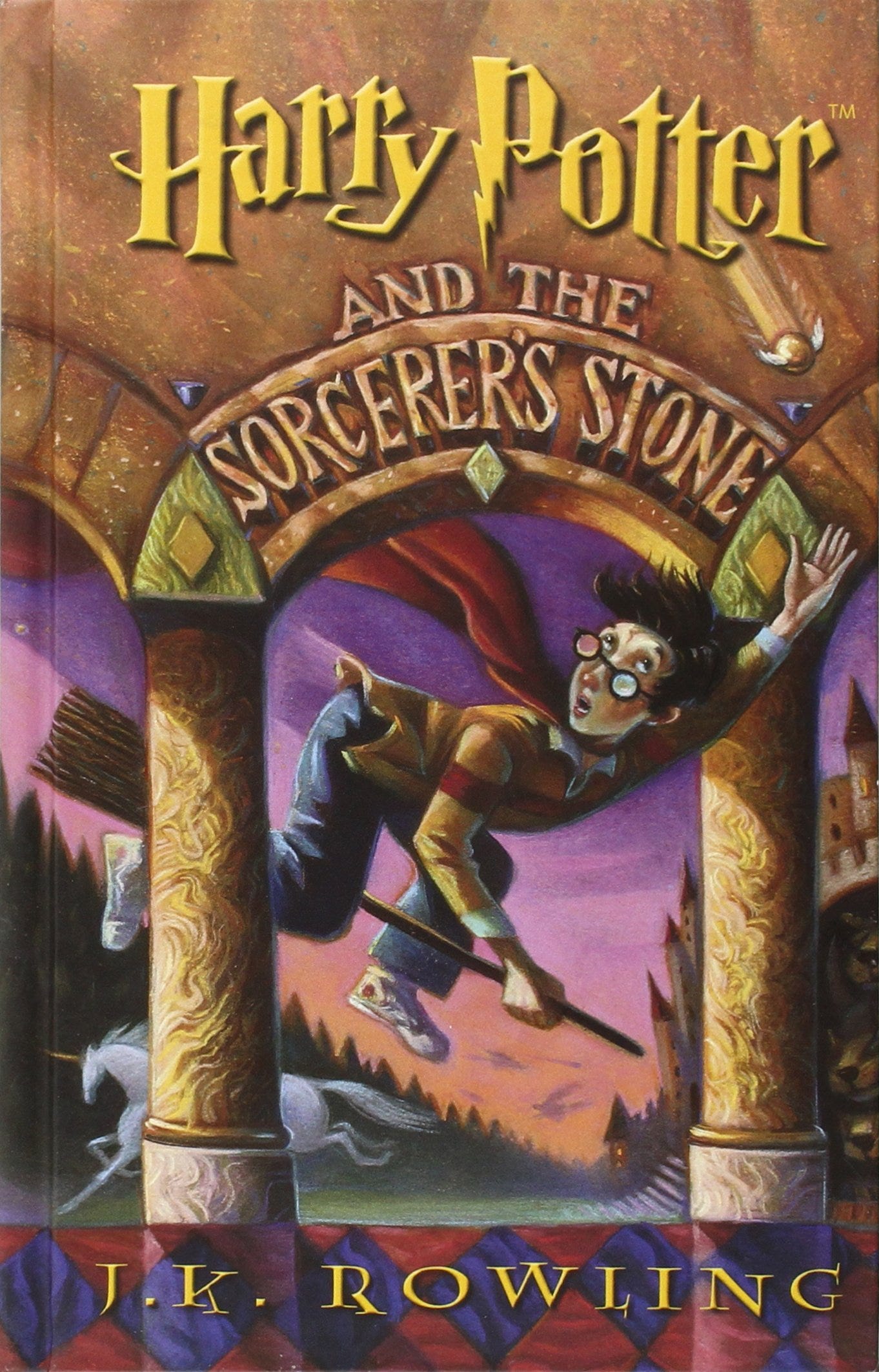 Harry Potter and the Sorcerer's Stone (Book 1, Large Print): Rowling, J.  K., GrandPre, Mary: 9780786222728: Amazon.com: Books