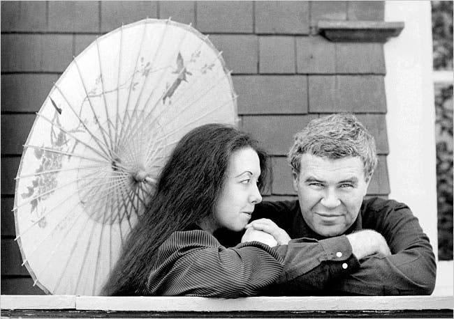 Tess Gallagher and Raymond Carver, 1984.