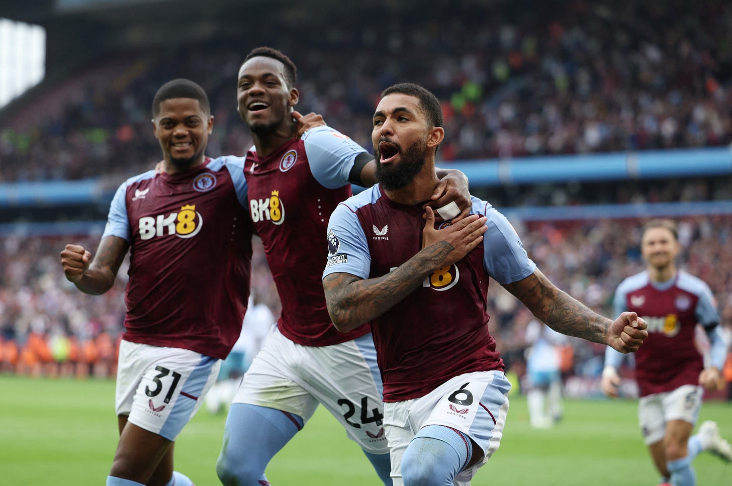 AVL players celebrating