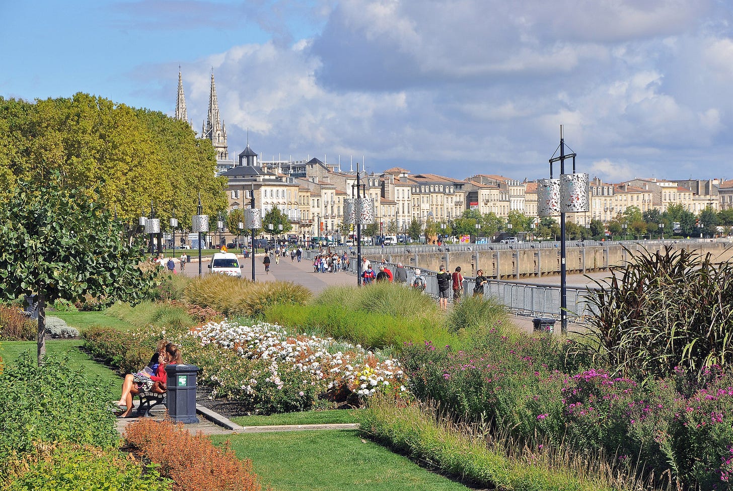 Die Garonne in Bordeaux