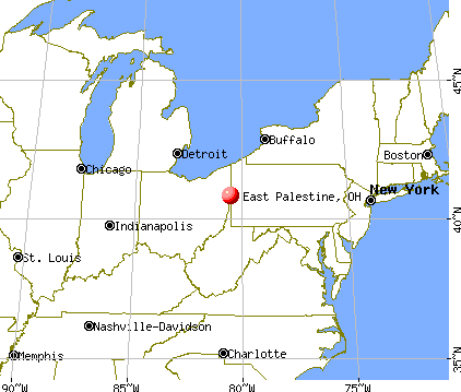 East Palestine, Ohio (OH 44413) profile: population, maps, real estate,  averages, homes, statistics, relocation, travel, jobs, hospitals, schools,  crime, moving, houses, news, sex offenders