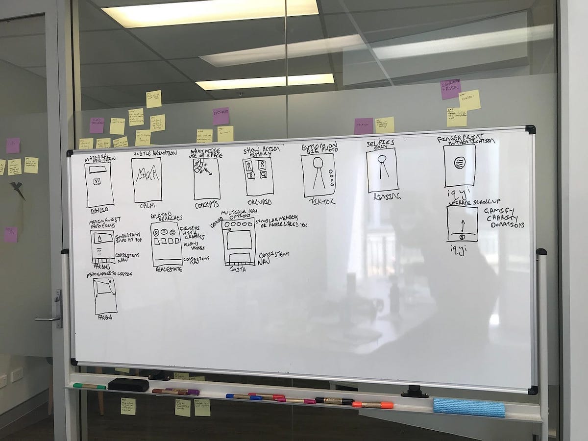 Exemple d'idées maîtresse sur le tableau design sprint - Product Shonen - Kevin Si