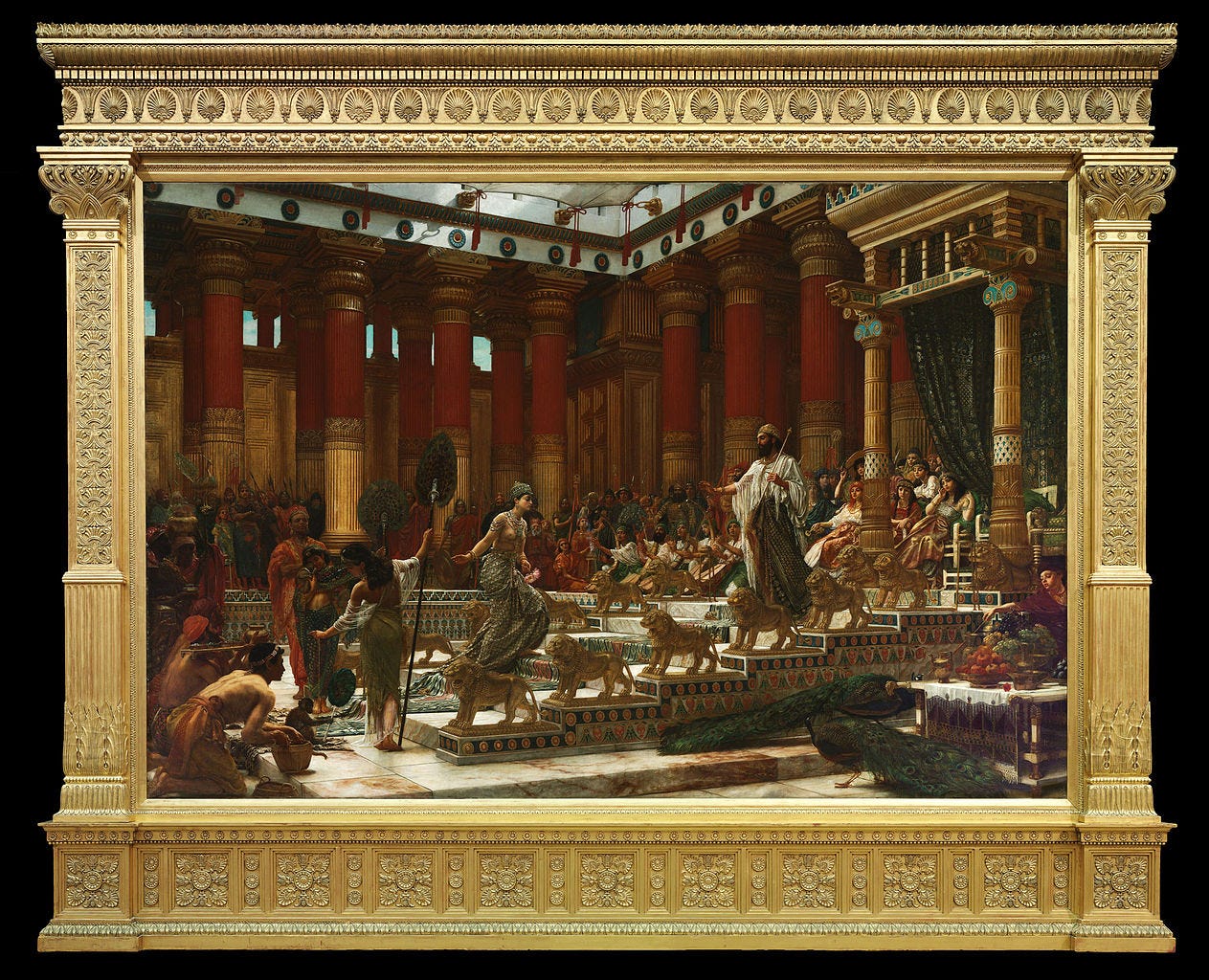 File:Sir Edward John Poynter - The visit of the Queen of Sheba to King  Solomon - Google Art Project.jpg - Wikimedia Commons