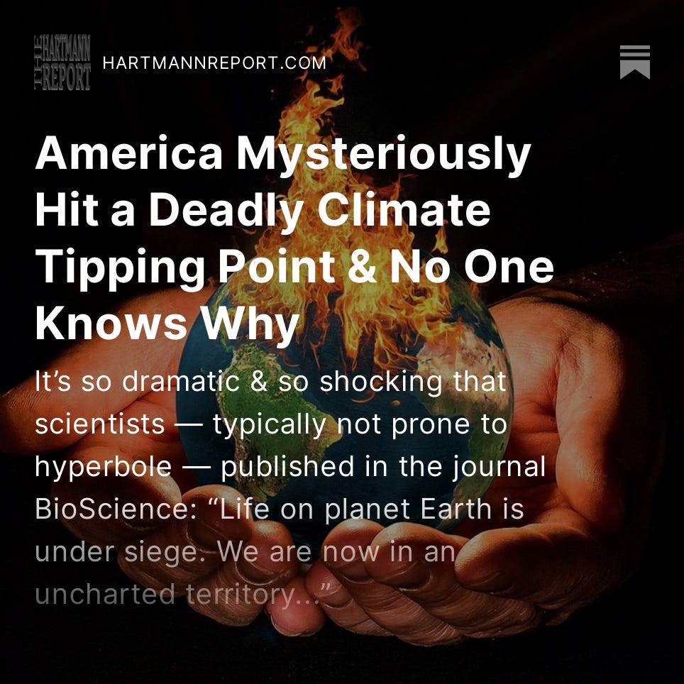Share America Mysteriously Hit a Deadly Climate Tipping Point & No One Knows Why